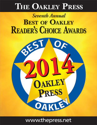 Voted Oakley’s Best Dental Office and Best Cosmetic Dentistry